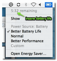 battery Aumentare durata della batteria