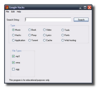 hacks2 Scaricare Musica Film Software tramite Google Hacks
