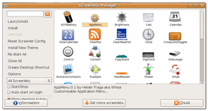 controlpanel controlpanel Arricchire il desktop di Ubuntu con Screenlets