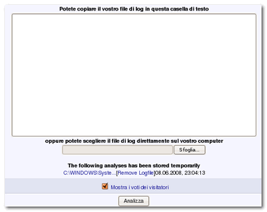 hijacklog Rimuovere gli spyware con Hijackthis