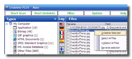 undelete plus Come recuperare file eliminati con un software gratuito