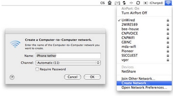 fase2 Trasformare Iphone in un modem wireless
