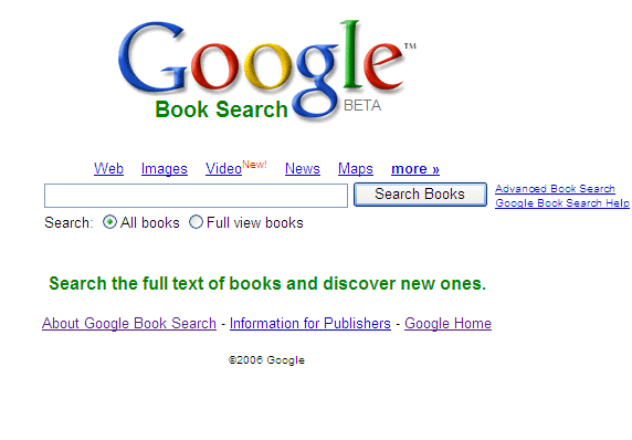 google1 Google Books: la cultura on line